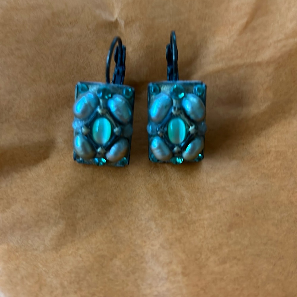 Beautiful green Michal Golan earrings